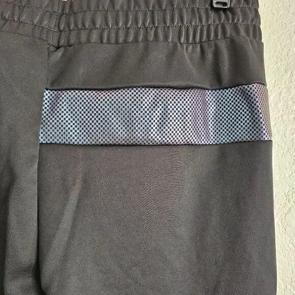Puma BMW Race Pants Joggers Men's M Metal Energy Black Blue 536418-01 Fleece New